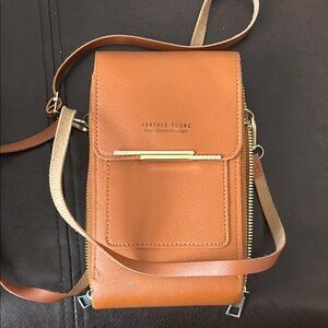 Forever Young Brown Crossbody Bag